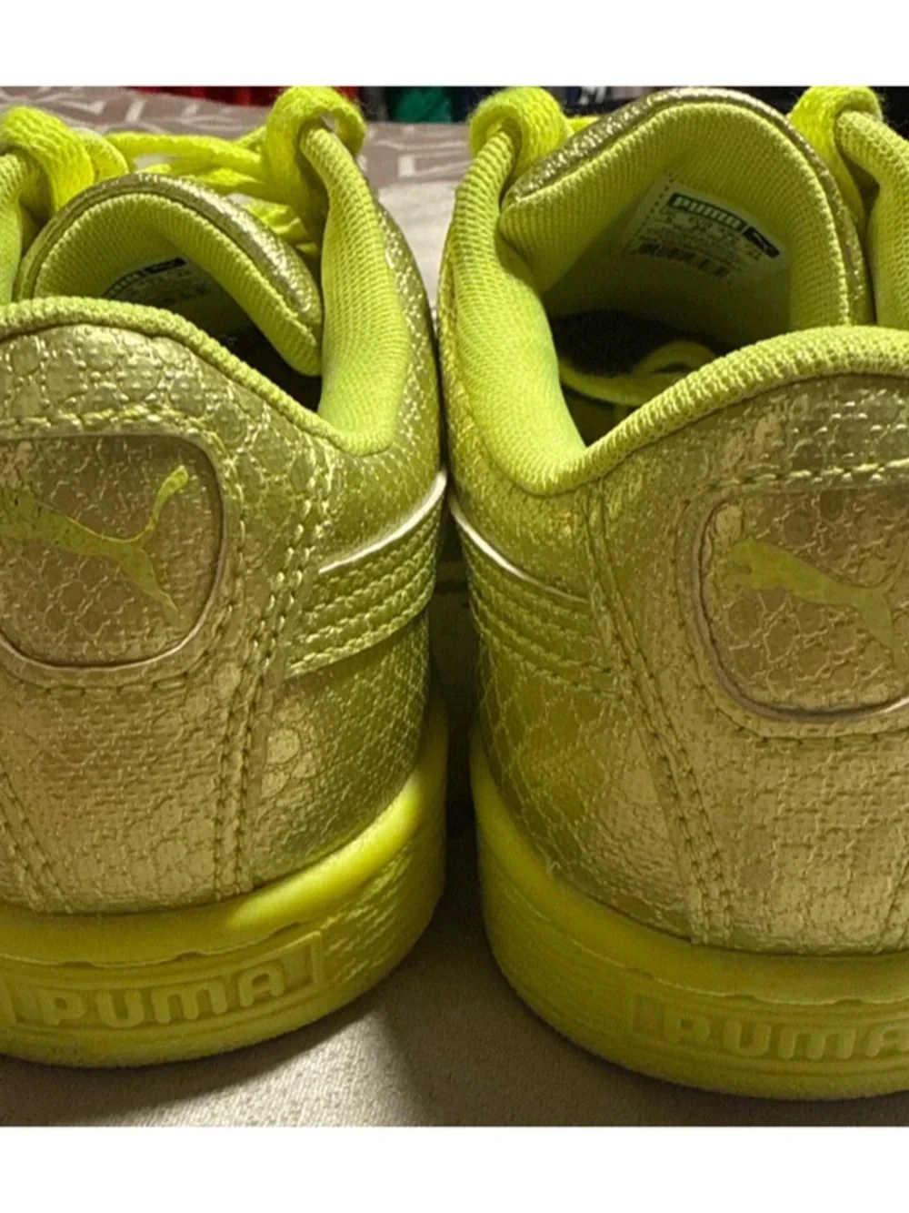 Metallic Basket Future Minimal Sneakers - Picture 4 of 6